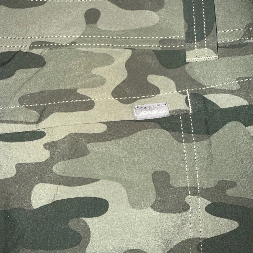Eddie Bauer Adventurer 2.0 Skort 16‎ Green Camo Hiking Outdoor Stretch 1376858